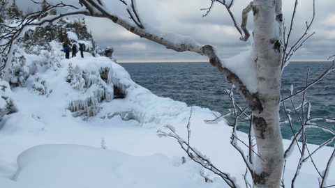 Photo from Snowshoe camping, Bruce National Peninsula Park