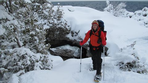Photo from Snowshoe camping, Bruce National Peninsula Park