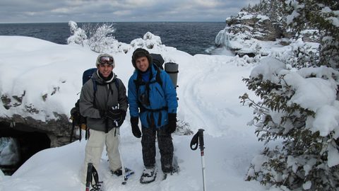 Photo from Snowshoe camping, Bruce National Peninsula Park