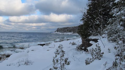 Photo from Snowshoe camping, Bruce National Peninsula Park