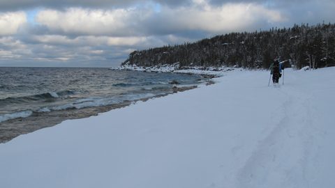 Photo from Snowshoe camping, Bruce National Peninsula Park