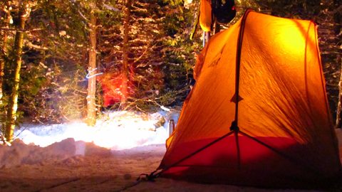 Photo from Snowshoe camping, Bruce National Peninsula Park