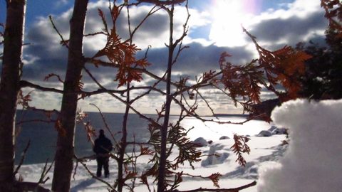Photo from Snowshoe camping, Bruce National Peninsula Park