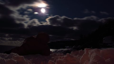 Photo from Snowshoe camping, Bruce National Peninsula Park