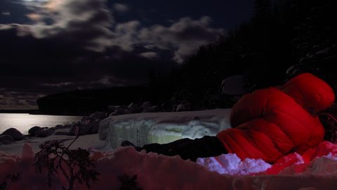 Photo from Snowshoe camping, Bruce National Peninsula Park