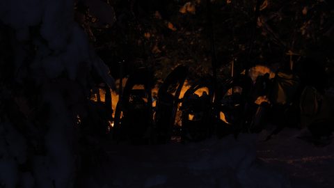 Photo from Snowshoe camping, Bruce National Peninsula Park