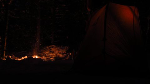 Photo from Snowshoe camping, Bruce National Peninsula Park