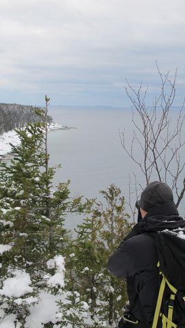 Photo from Snowshoe camping, Bruce National Peninsula Park