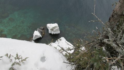 Photo from Snowshoe camping, Bruce National Peninsula Park