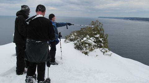 Photo from Snowshoe camping, Bruce National Peninsula Park
