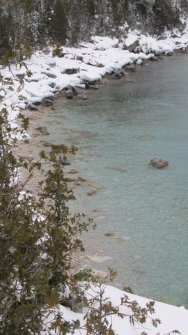 Photo from Snowshoe camping, Bruce National Peninsula Park