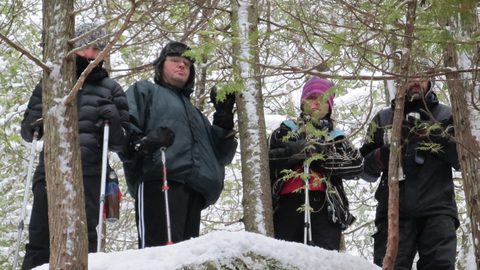 Photo from Snowshoe camping, Bruce National Peninsula Park