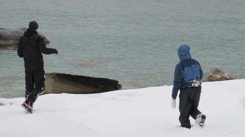 Photo from Snowshoe camping, Bruce National Peninsula Park