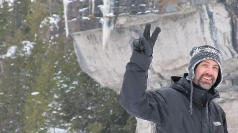 Photo from Snowshoe camping, Bruce National Peninsula Park