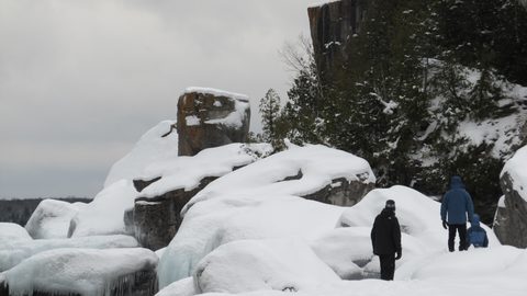 Photo from Snowshoe camping, Bruce National Peninsula Park