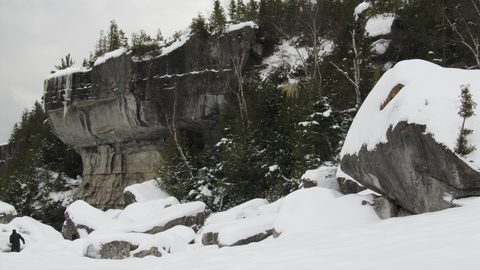 Photo from Snowshoe camping, Bruce National Peninsula Park