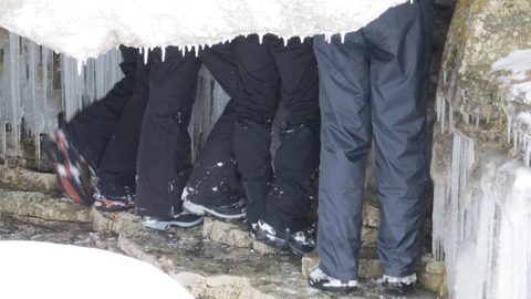 Photo from Snowshoe camping, Bruce National Peninsula Park