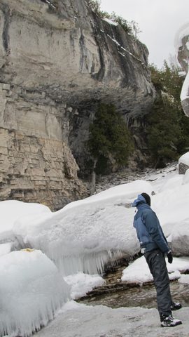 Photo from Snowshoe camping, Bruce National Peninsula Park