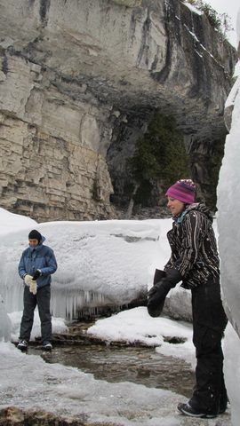 Photo from Snowshoe camping, Bruce National Peninsula Park
