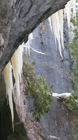 Photo from Snowshoe camping, Bruce National Peninsula Park