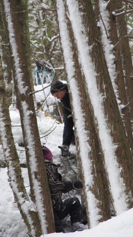 Photo from Snowshoe camping, Bruce National Peninsula Park