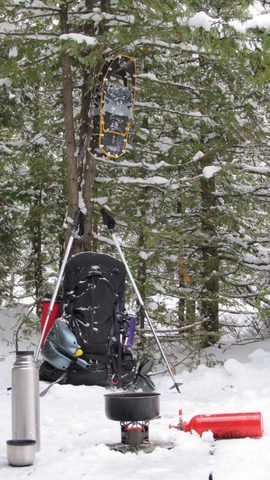 Photo from Snowshoe camping, Bruce National Peninsula Park