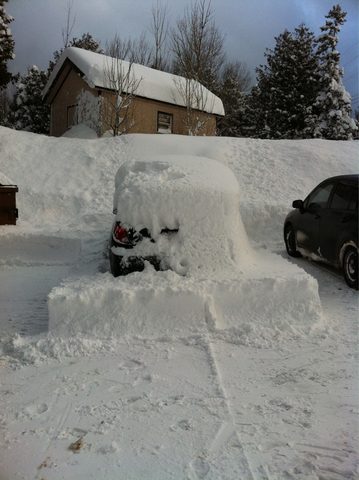 Photo from Snowshoe camping, Bruce National Peninsula Park