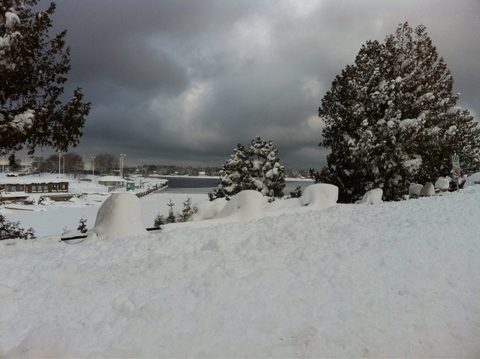 Photo from Snowshoe camping, Bruce National Peninsula Park