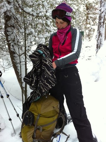Photo from Snowshoe camping, Bruce National Peninsula Park