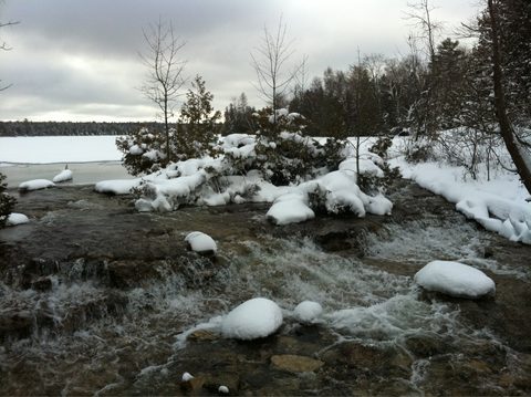 Photo from Snowshoe camping, Bruce National Peninsula Park