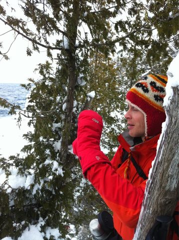 Photo from Snowshoe camping, Bruce National Peninsula Park