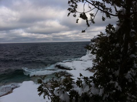 Photo from Snowshoe camping, Bruce National Peninsula Park