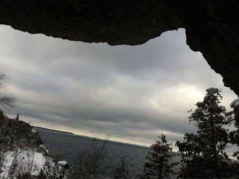 Photo from Snowshoe camping, Bruce National Peninsula Park