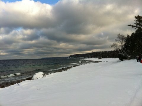 Photo from Snowshoe camping, Bruce National Peninsula Park