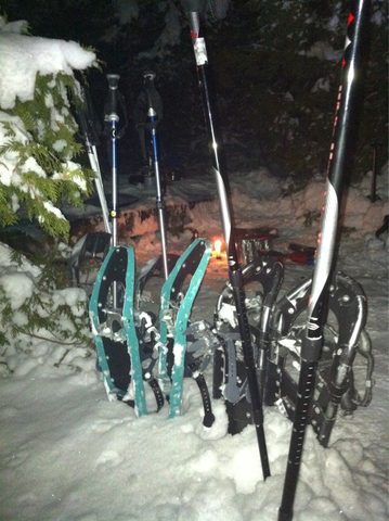 Photo from Snowshoe camping, Bruce National Peninsula Park