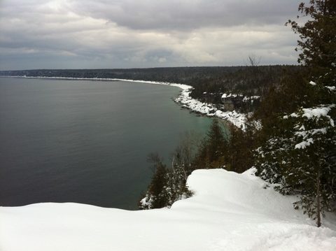 Photo from Snowshoe camping, Bruce National Peninsula Park