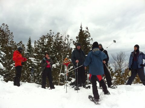 Photo from Snowshoe camping, Bruce National Peninsula Park