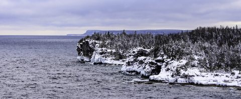 Photo from Snowshoe camping, Bruce National Peninsula Park