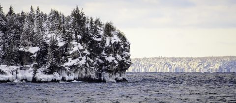 Photo from Snowshoe camping, Bruce National Peninsula Park