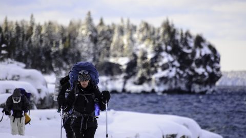 Photo from Snowshoe camping, Bruce National Peninsula Park