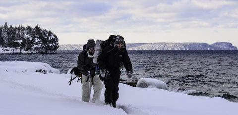 Photo from Snowshoe camping, Bruce National Peninsula Park