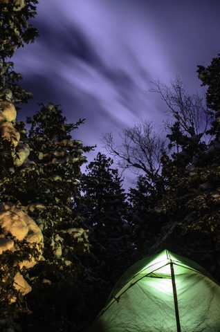 Photo from Snowshoe camping, Bruce National Peninsula Park