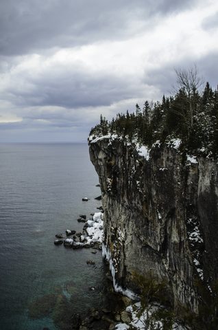 Photo from Snowshoe camping, Bruce National Peninsula Park