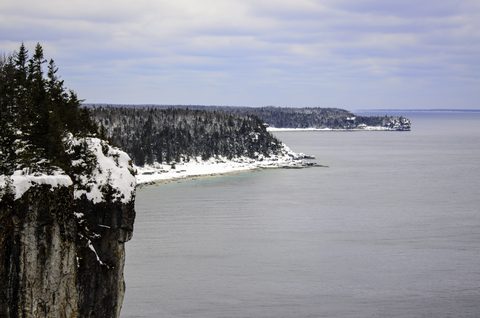 Photo from Snowshoe camping, Bruce National Peninsula Park