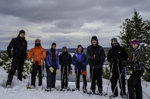 Photo from Snowshoe camping, Bruce National Peninsula Park