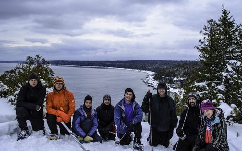 Photo from Snowshoe camping, Bruce National Peninsula Park