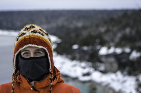 Photo from Snowshoe camping, Bruce National Peninsula Park