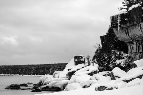 Photo from Snowshoe camping, Bruce National Peninsula Park