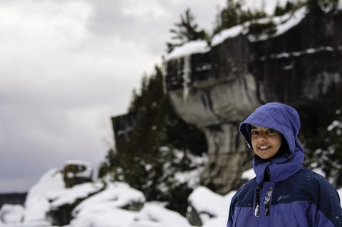 Photo from Snowshoe camping, Bruce National Peninsula Park