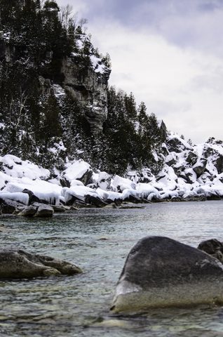 Photo from Snowshoe camping, Bruce National Peninsula Park
